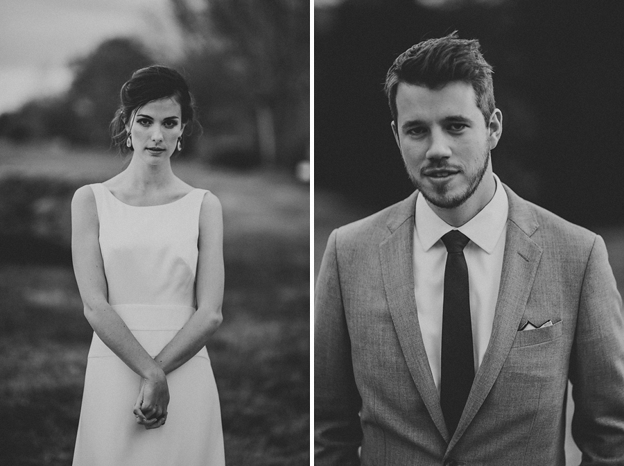 classic wedding portrait
